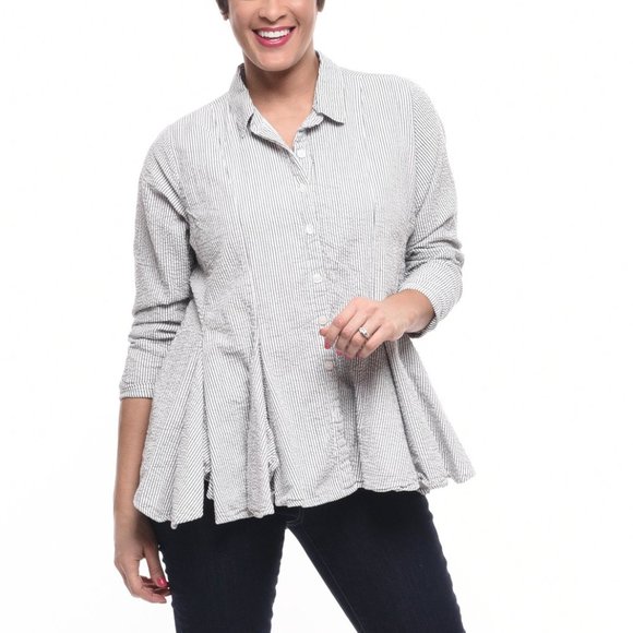 Tulip Clothing Tops - Tulip Clothing Flouncy Bottom Blossom Top S, L, XL
